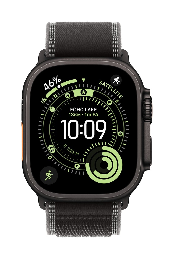 Apple Trail Loop nero/cenere (49 mm) - M/L - Titanio nero