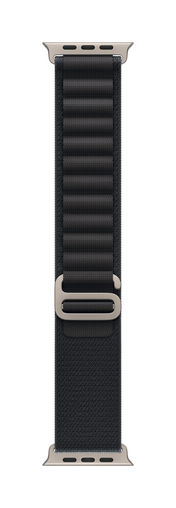 Apple Alpine Loop nero (49 mm) - Large - Titanio naturale