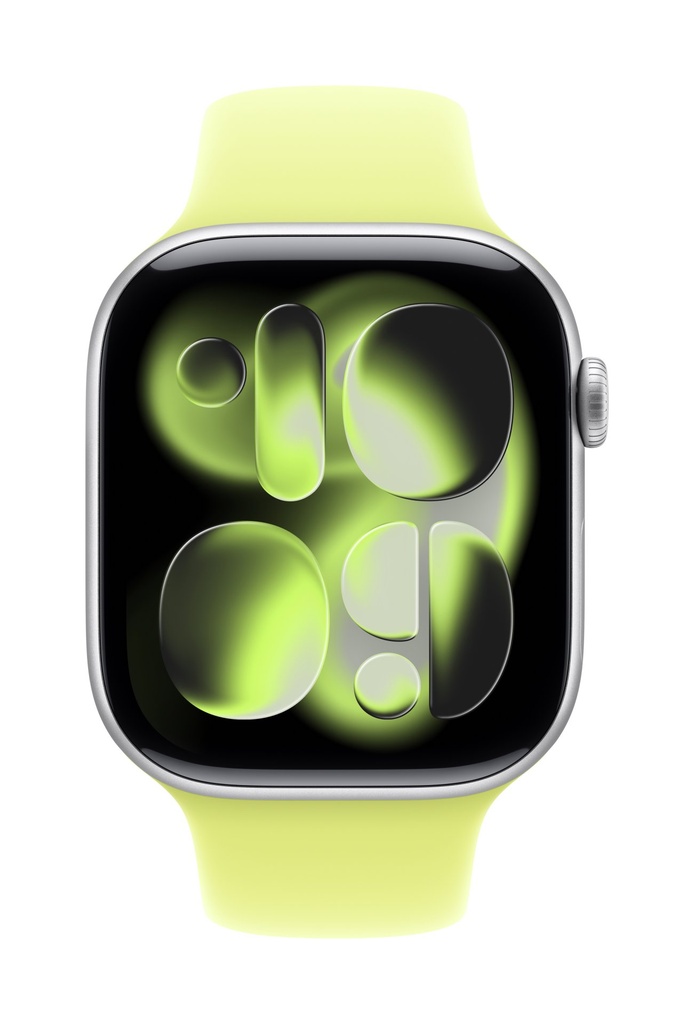 Apple Cinturino Sport giallo neon (46 mm) - S/M