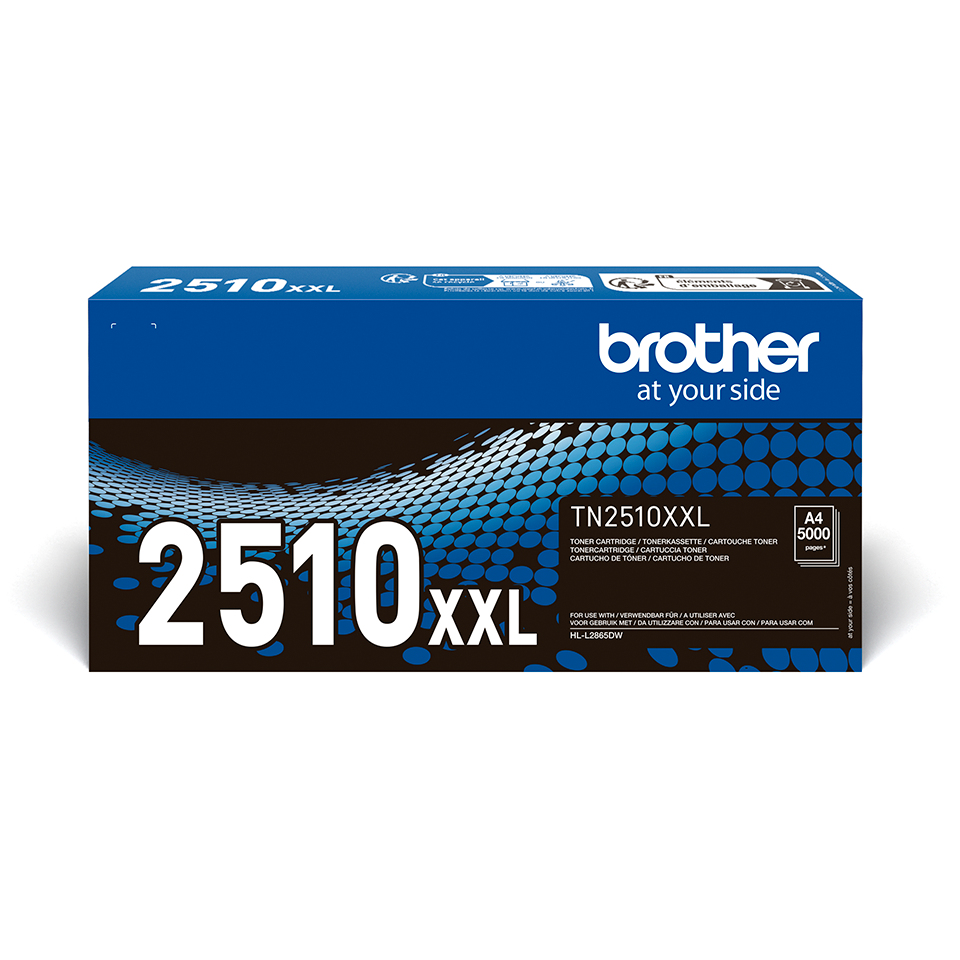 ORIGINAL Brother toner nero TN-2510XXL 2510XXL ~5000 Seiten