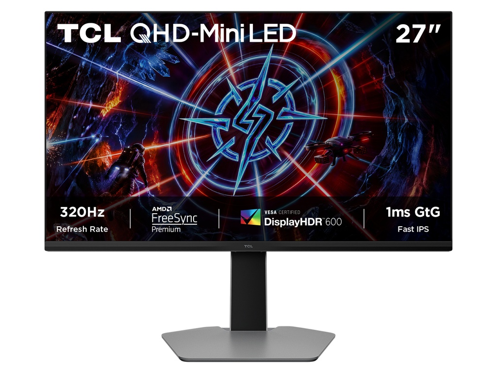 TCL P2 27P2A Pro Monitor PC 68,6 cm (27") 2560 x 1440 Pixel 2K LED Grigio