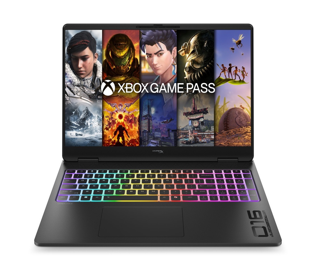 HyperX OMEN MAX 16 16-ak1003nlx Copilot+ PC AMD Ryzen AI 9 475 Computer portatile 40,6 cm (16") 2.5K 32 GB DDR5-SDRAM 1 TB SSD NVIDIA GeForce RTX 5070 Ti Wi-Fi 7 (802.11be) Windows 11 Home Nero