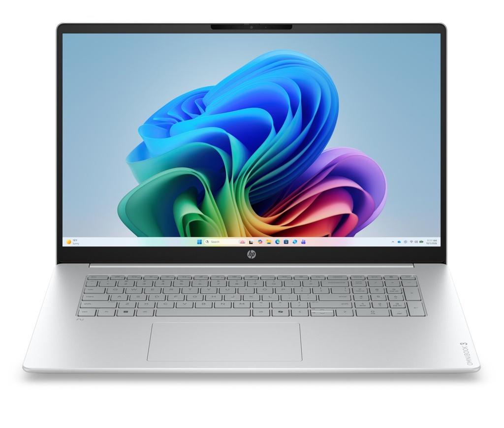 [E4EX6EA#ABZ] HP E4EX6EA laptop Intel Core Ultra 5 225U Computer portatile 43,9 cm (17.3") Full HD 16 GB DDR5-SDRAM 512 GB SSD Wi-Fi 6 (802.11ax) Windows 11 Home AI PC Grigio, Argento