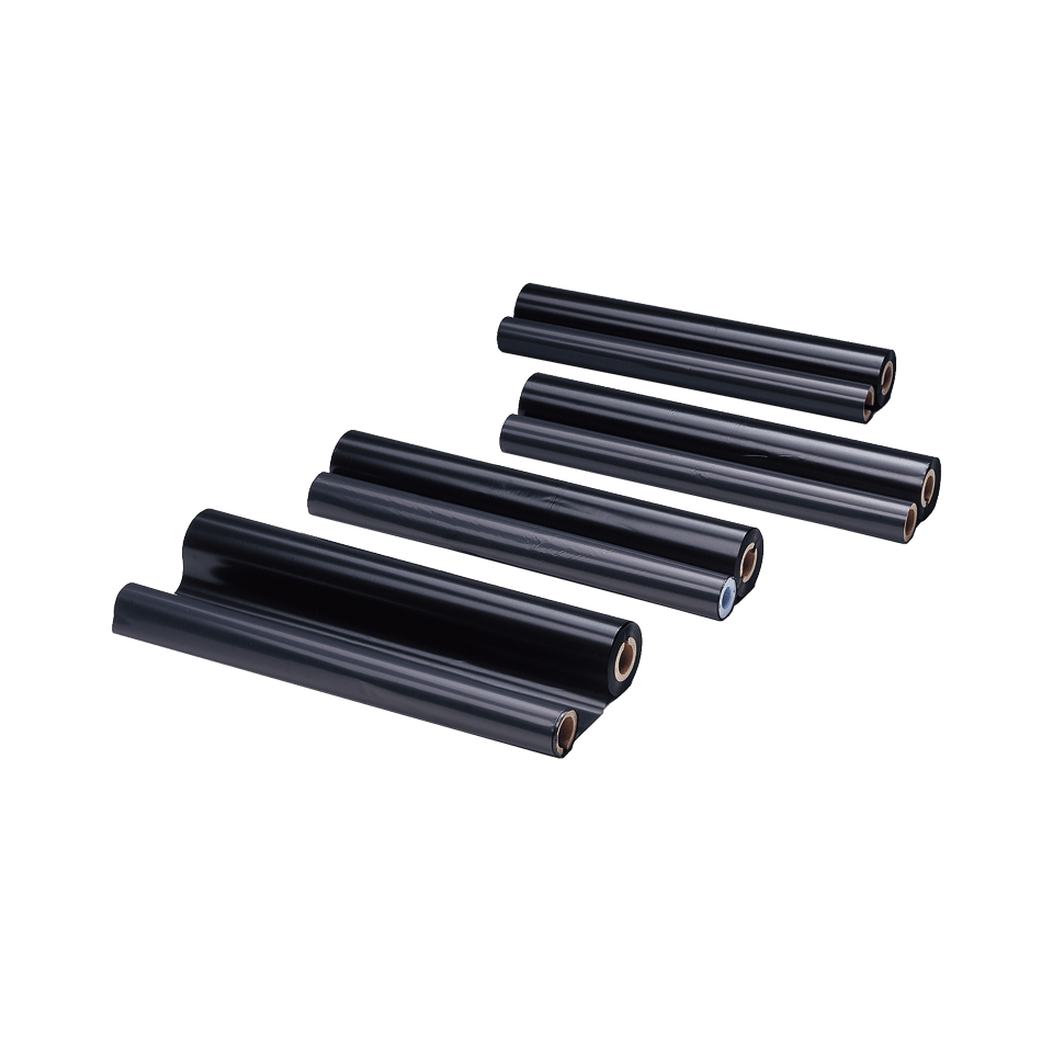 ORIGINAL Brother nastro a trasferimento termico nero PC-74RF a 4 pezzi
