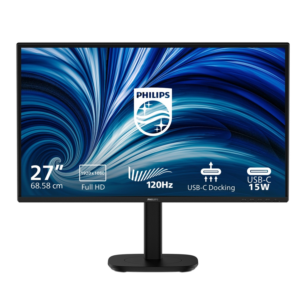 Philips 27IN 16:9 IPS 120HZ 1920X1080 H AS 150MM HDMI X 1X 1.4 DP X 1X Monitor PC 68,6 cm (27") 1920 x 1080 Pixel
