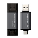 Team Group X1 USB 3.2 Gen1 unità flash USB 256 GB USB Type-A / USB Type-C 3.2 Gen 1 (3.1 Gen 1) Nero, Grigio