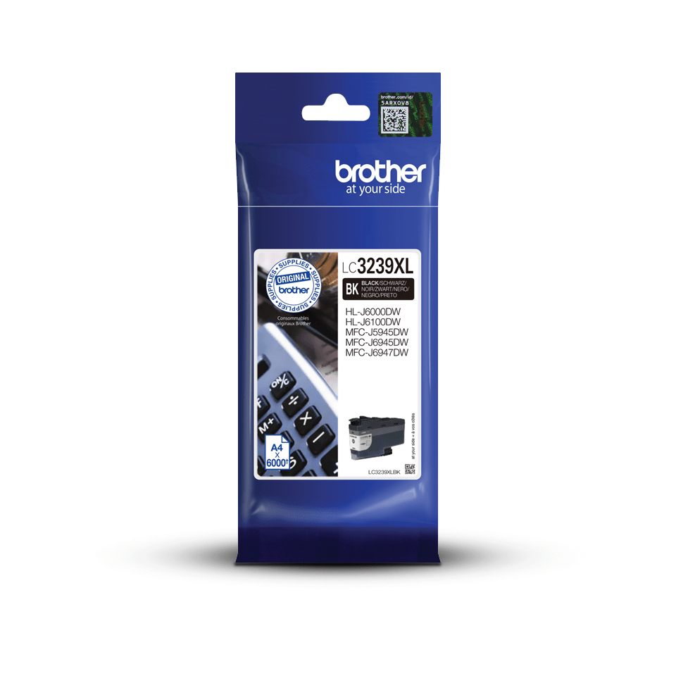 [LC3239XLBK] ORIGINAL Brother Cartuccia d'inchiostro nero LC3239XLBK LC-3239XLBK ~6000 Seiten