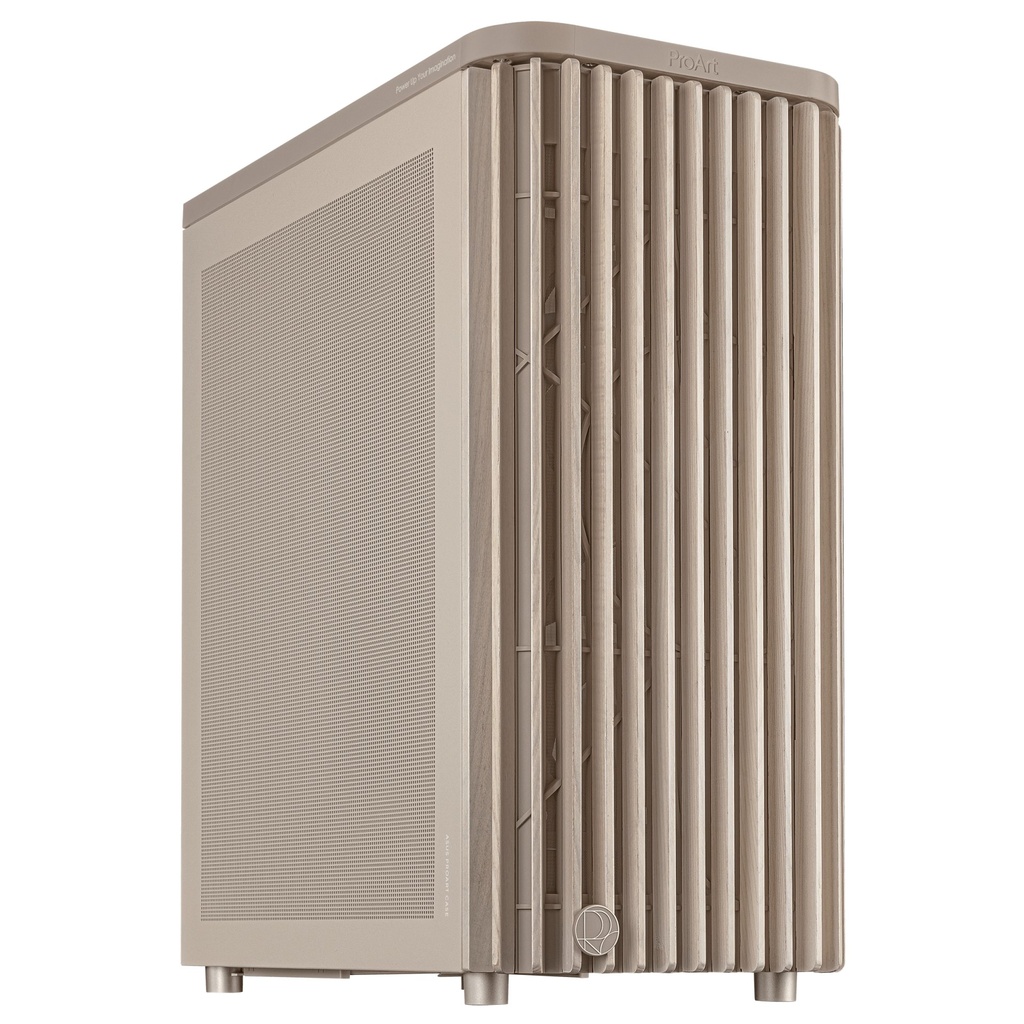 Case ASUS ProArt PA401 Wood Edition Midi-Tower Mesh ATX Beige