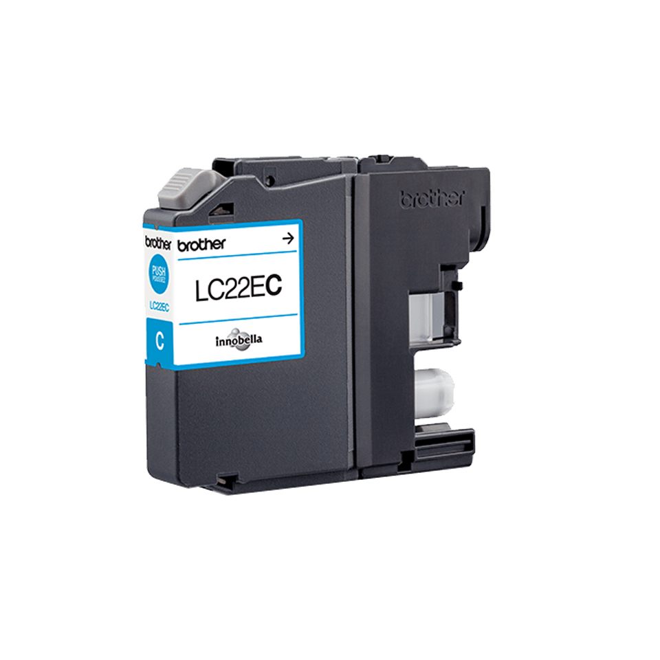 [LC22EC] ORIGINAL Brother Cartuccia d'inchiostro ciano LC22EC LC-22E ~1200 Seiten 11,8ml
