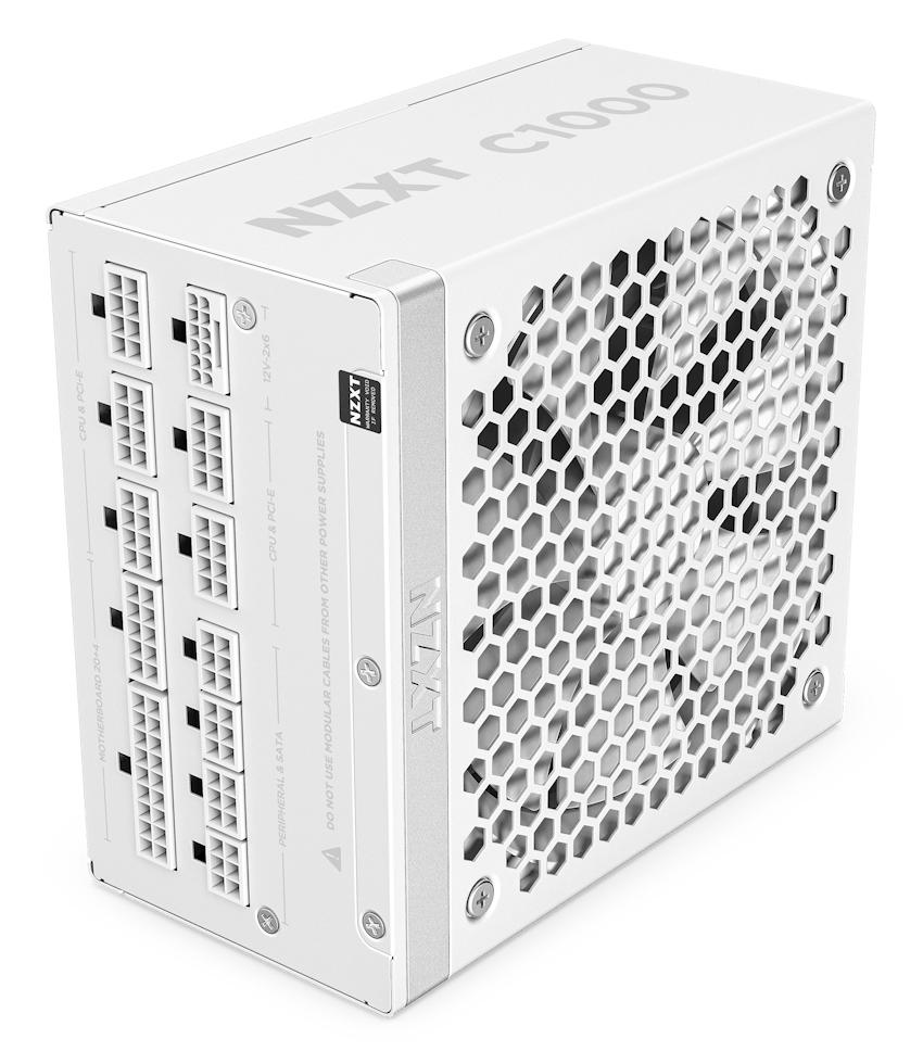 NZXT C1000 Gold ATX 3.1 alimentatore per computer 1000 W 24-pin ATX Bianco