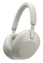 Sony WH-1000XM5 Cuffie Wireless con Noise Cancelling - Batteria fino a 30 ore - Around-ear - Con Alexa e Google Assistant - Con microfono integrato per telefonate - Argento