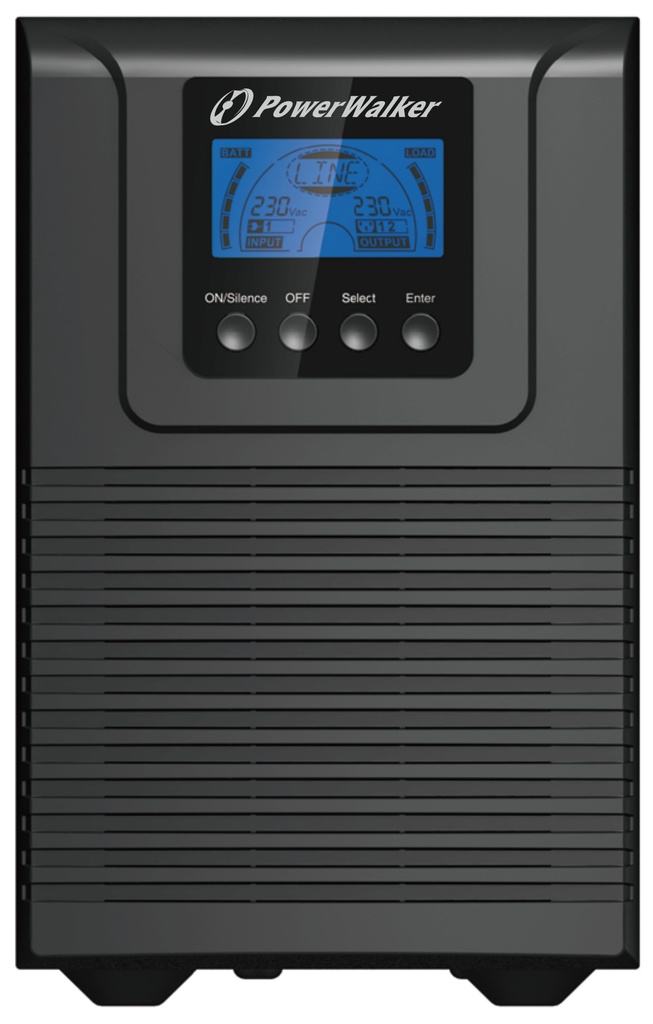 PowerWalker VFI 1000 TG gruppo di continuità (UPS) Doppia conversione (online) 1 kVA 900 W 4 presa(e) AC
