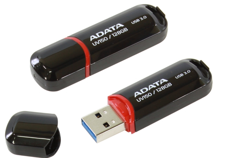 ADATA AUV150-128G-RBK unità flash USB 128 GB USB tipo A 3.2 Gen 1 (3.1 Gen 1) Nero