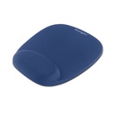 Kensington Tappetino per mouse in schiuma e poggiapolsi integrato blu