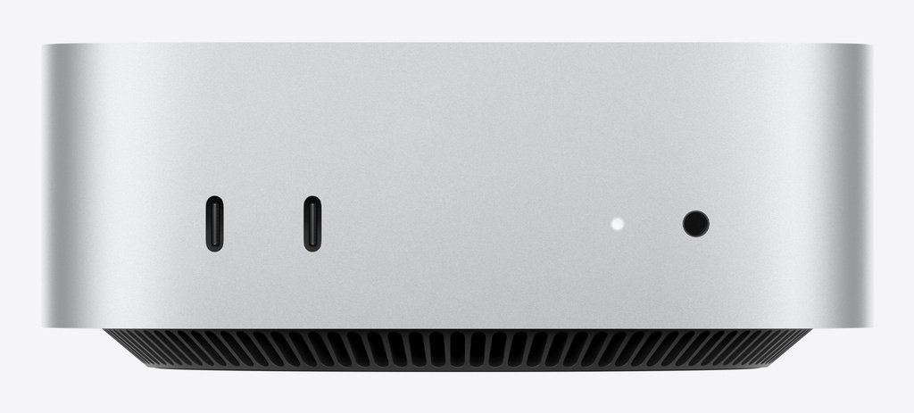 Mac mini: Apple M6 chip with 12‑core CPU and 12‑core GPU, 24GB, 512GB SSD