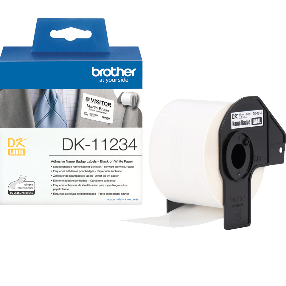 [DK-11234] Brother DK-11234 etichetta per stampante Bianco Etichetta per stampante autoadesiva