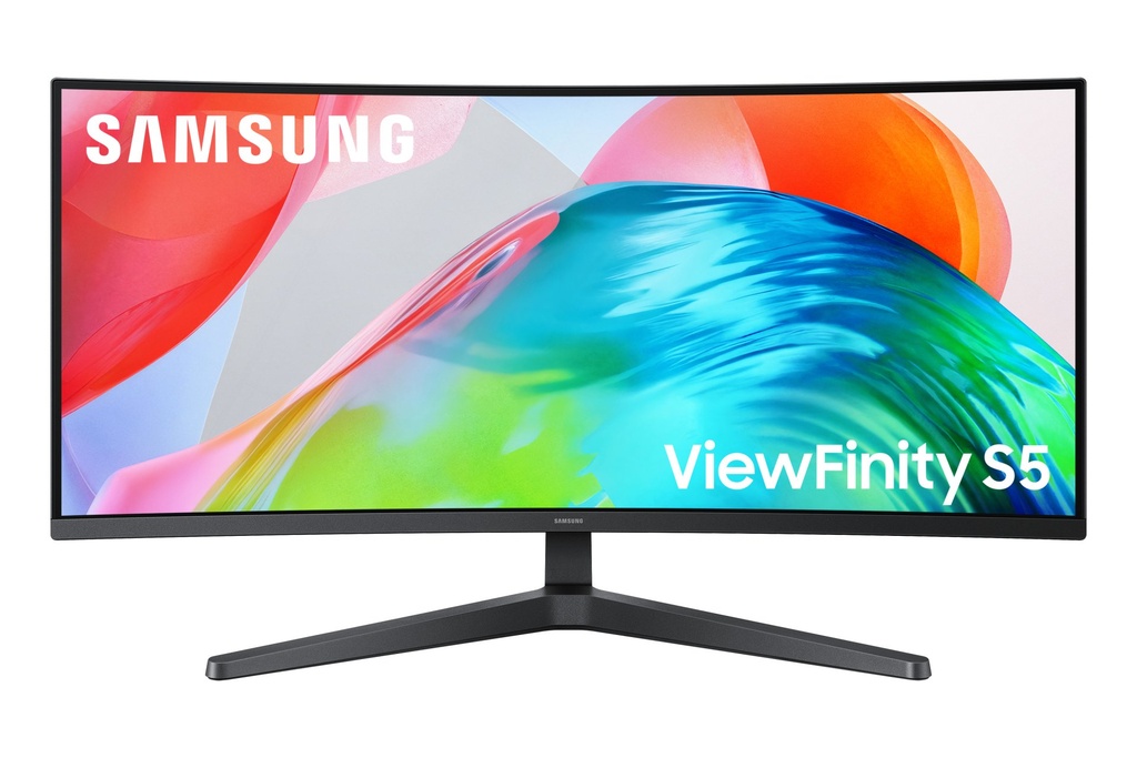 Samsung S55GH Monitor PC 86,4 cm (34") 3440 x 1440 Pixel UltraWide Quad HD LCD Nero