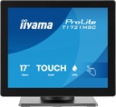 iiyama ProLite T1721MSC-B3 Monitor PC 43,2 cm (17") 1280 x 1024 Pixel SXGA Touch screen Da tavolo Nero