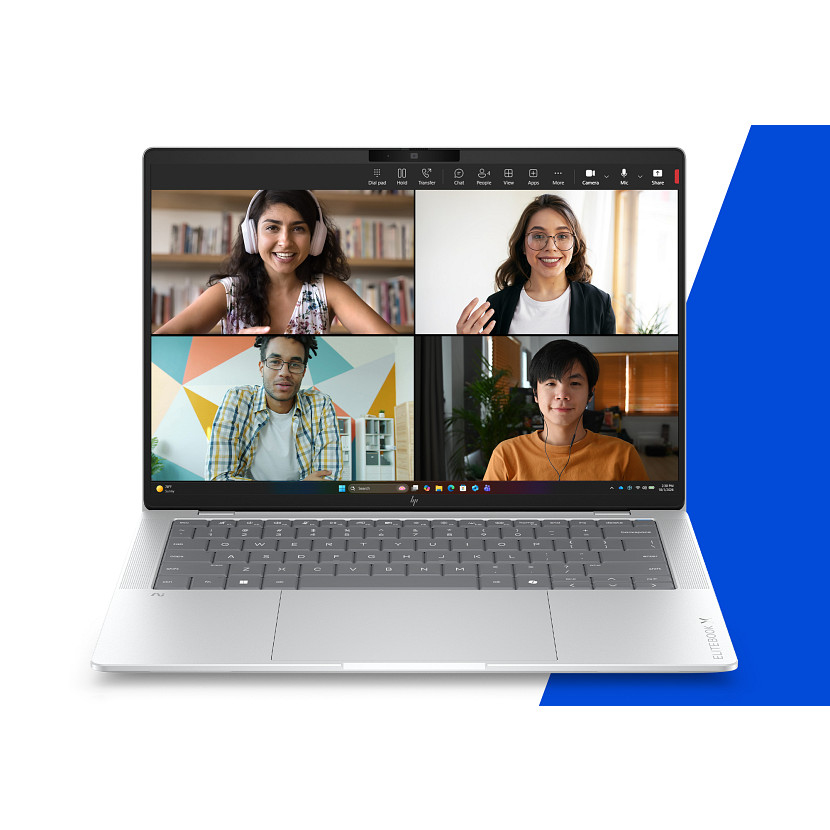 [E4LH3AT#ABZ] HP E4LH3AT laptop Copilot+ PC AMD Ryzen AI 5 Computer portatile 35,6 cm (14") 3K 16 GB LPDDR5x-SDRAM 512 GB SSD Wi-Fi 7 (802.11be) Windows 11 Pro Argento