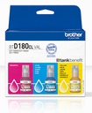 ORIGINAL Brother Multipack ciano / magenta / giallo BTD-180 BTD180CLVAL ~15000 Seiten