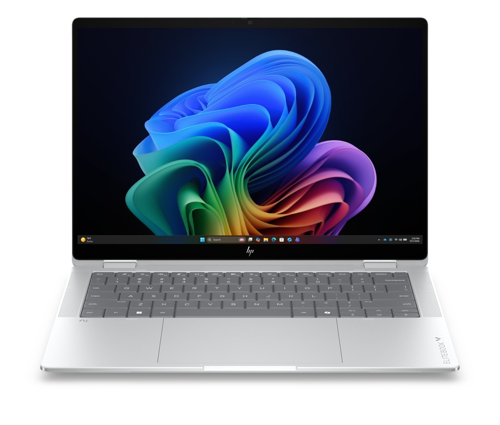 HP E4LG6AT laptop Copilot+ PC Intel Core Ultra 7 356H Ibrido (2 in 1) 35,6 cm (14") Touch screen WUXGA 32 GB LPDDR5x-SDRAM 1 TB SSD Wi-Fi 7 (802.11be) Windows 11 Pro Argento