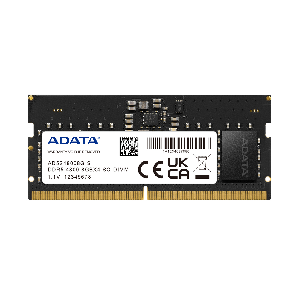 [AD5S48008G-S] ADATA Premier memoria 8 GB 1 x 8 GB DDR5 262-pin SO-DIMM Data Integrity Check (verifica integrità dati)