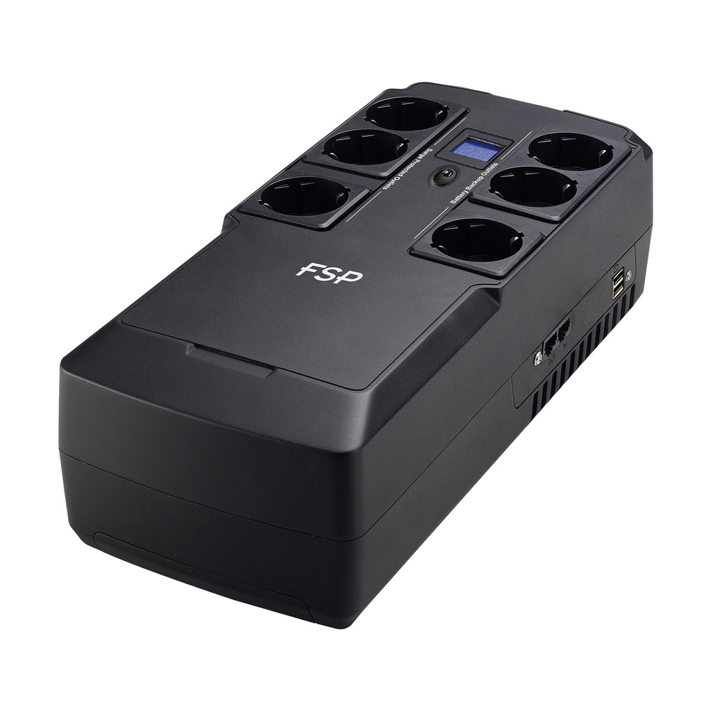 [PPF4801702] FSP NanoFit 800 uninterruptible power supply (UPS) Standby (Offline) 0.8 kVA 480 W 6 AC outlet(s)