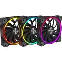Ventola Alpenföhn Wing Boost 3 ARGB PWM ad alta velocità da 120 mm kit da 3 nero