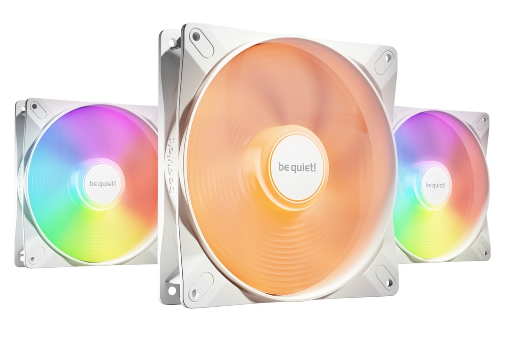 [BL128] be quiet! LIGHT WINGS LX 140mm PWM 3-Pack White Case per computer Ventilatore 14 cm Bianco 3 pz