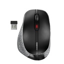 Mouse Cherry MW 8C ERGO - (JW-8600)- ergonomisch - optisch - 6 Tasten - kabellos - 2.4 GHz, Bluetooth 4.0 - kabelloser Empfänger (USB)