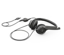 ORIGINAL Logitech Accessori per computer nero 981-000406 Headset H390 Auricolare stereo Logitech, on-ear, con cavo, lunghezza 2,4 m, USB-A, microfono a cancellazione di rumore