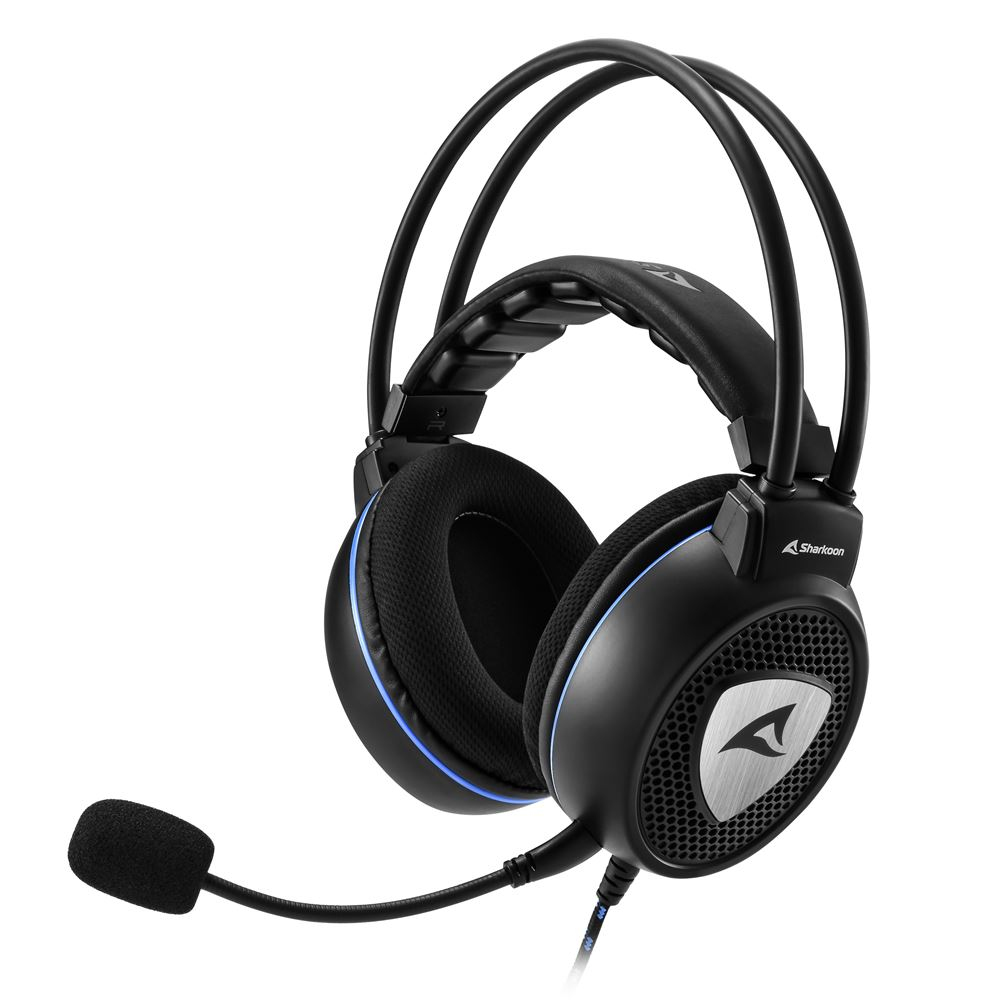 [4044951040681] Sharkoon SKILLER SGH10 Auricolare Cablato A Padiglione Gaming Nero