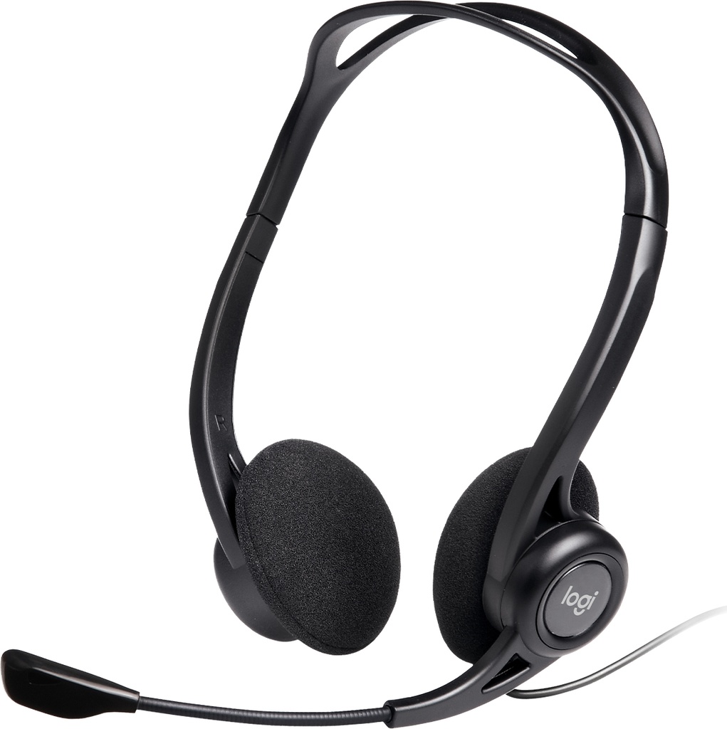 [981-000100] Logitech 960 USB Auricolare Cablato A Padiglione Musica e Chiamate USB tipo A Nero