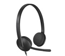 ORIGINAL Logitech Accessori per computer nero 981-000475 USB - Headset H340 Auricolare Logitech, On-Ear, cablato, lunghezza cavo: 1,8 m