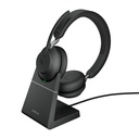 Jabra Evolve2 65 Auricolare Wireless A Padiglione Ufficio USB tipo-C Bluetooth Base di ricarica