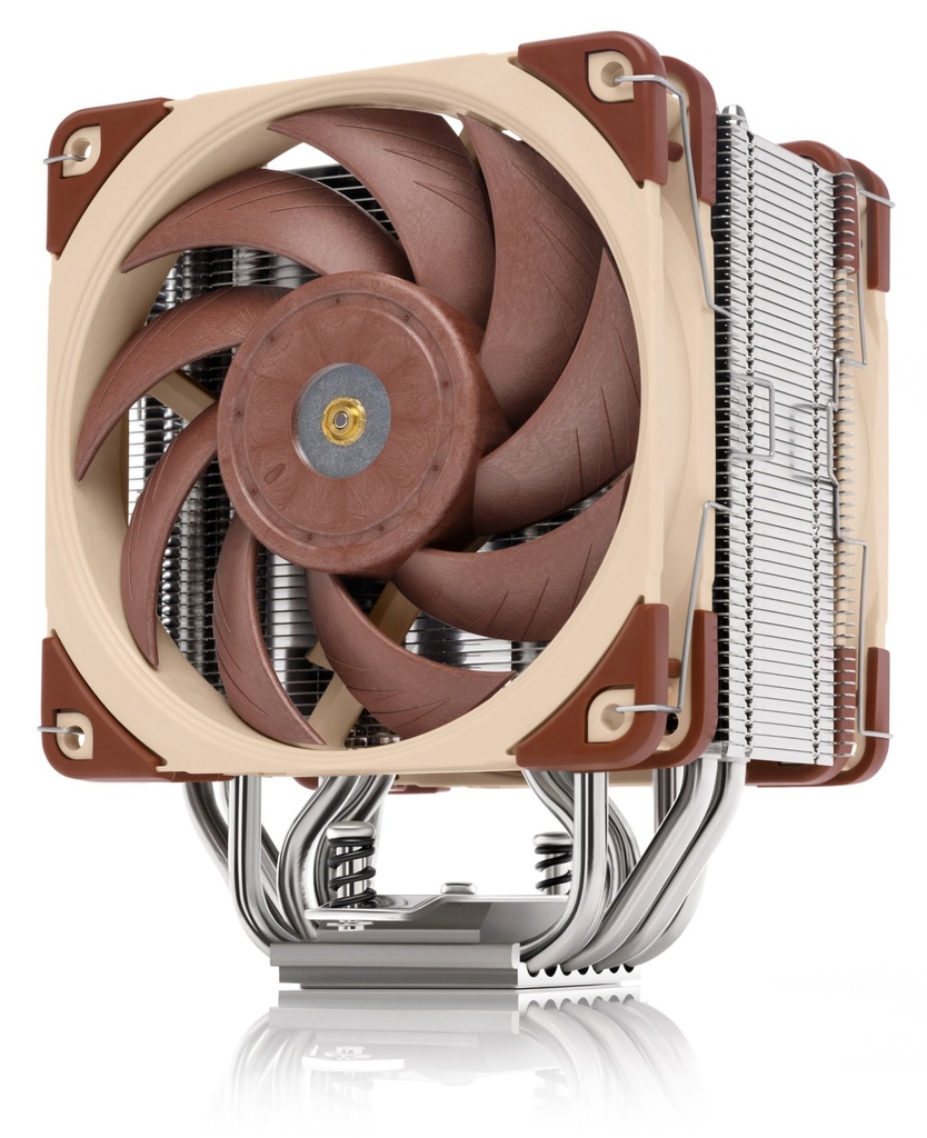 [NH-U12A] Noctua NH-U12A sistema di raffreddamento per computer Processore Refrigeratore 12 cm Beige, Marrone, Argento 1 pz