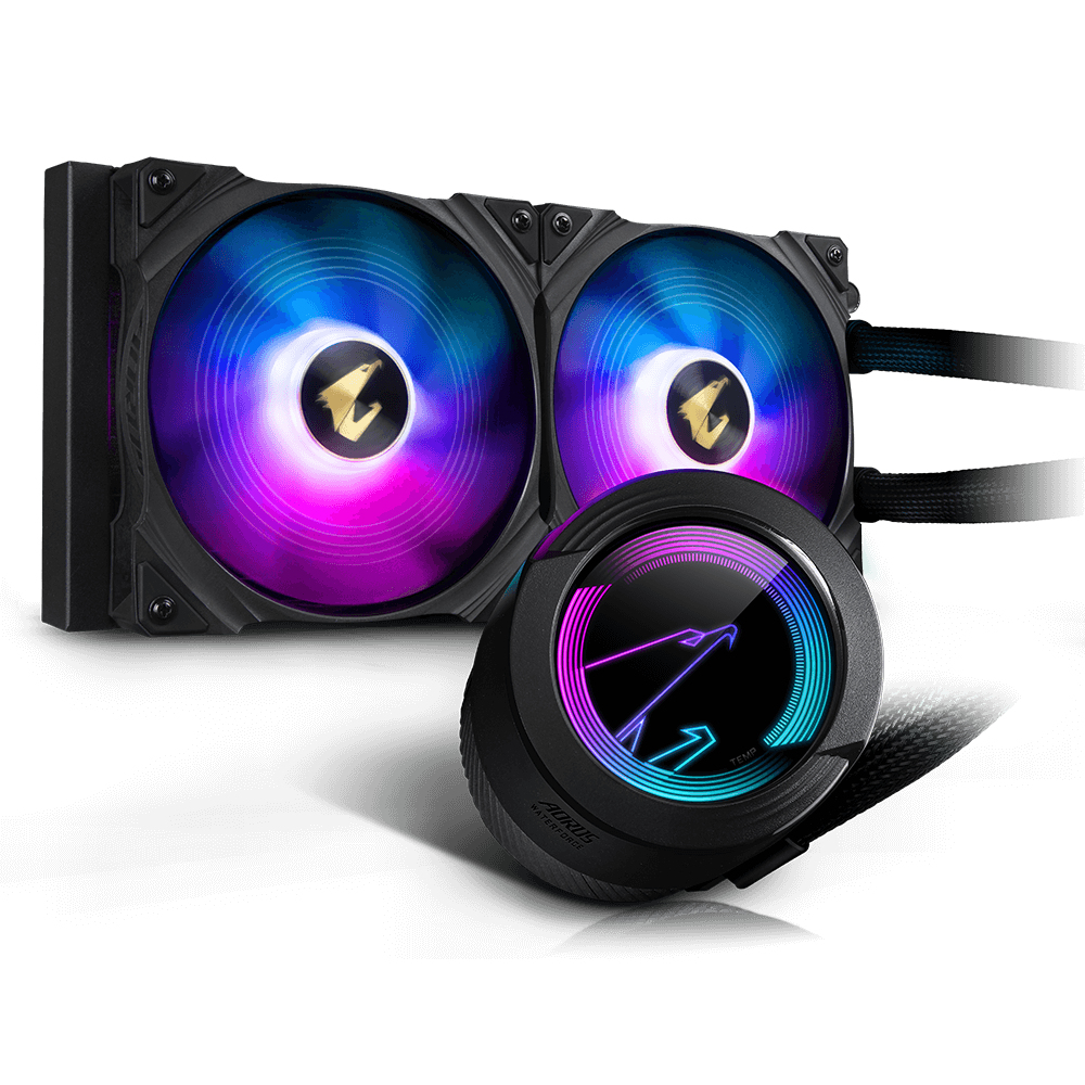 [GP-AORUS WATERFORCE  280] GIGABYTE AORUS WATERFORCE 280 Processore Raffreddatore di liquidi tutto in uno Nero