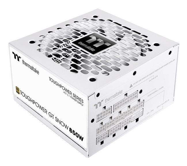 Power SupplyThermaltake TOUGHPOWER GT 850W Gold ATX3.1 White PS-TPT-0850FNFAGE-W