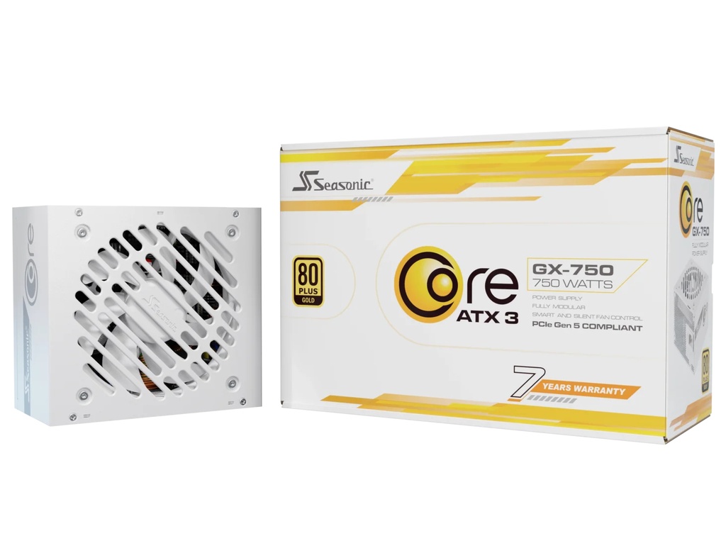 [SRP-CGX751-A5A32SF-W] Seasonic CORE GX-750 alimentatore per computer 750 W 20+4 pin ATX ATX Bianco