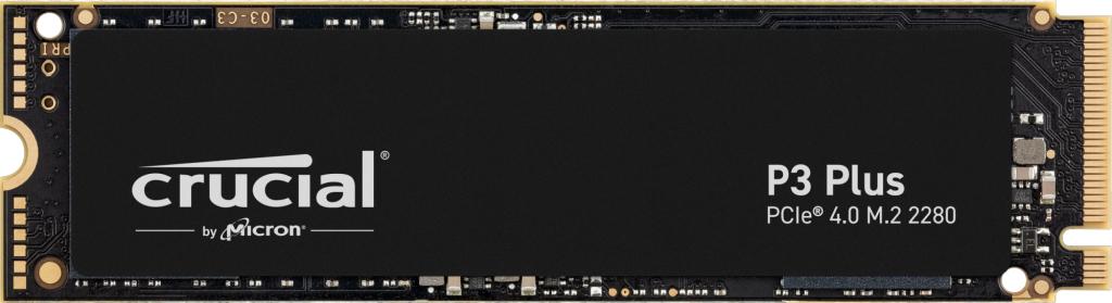 [CT1000P3PSSD8] Crucial P3 Plus 1 TB M.2 PCI Express 4.0 NVMe 3D NAND