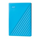 Western Digital My Passport disco rigido esterno 2 TB 3.2 Gen 1 (3.1 Gen 1) Blu