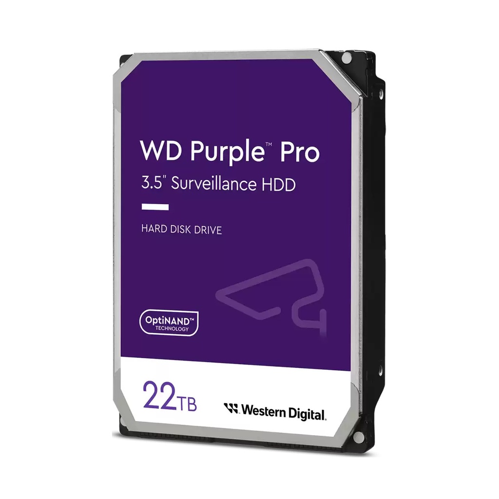 [WD221PURP] Western Digital Purple Pro disco rigido interno 22 TB 7200 Giri/min 512 MB 3.5" Serial ATA III
