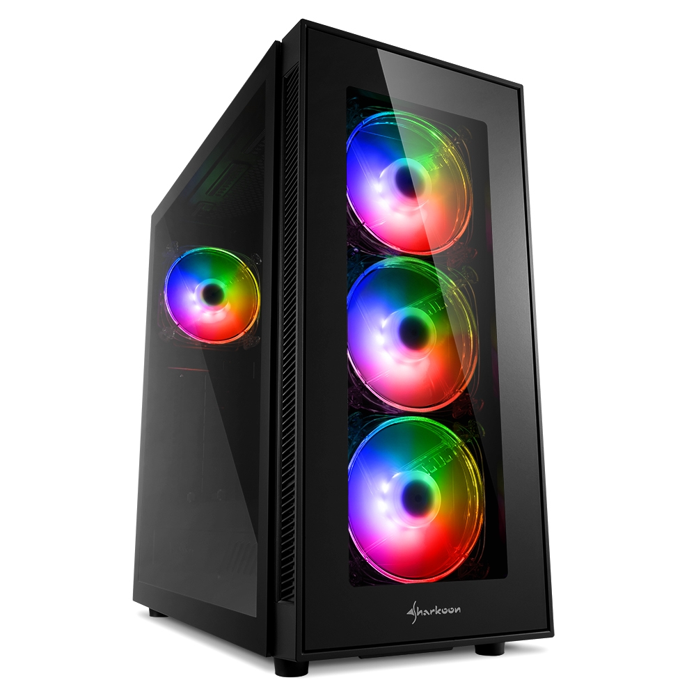 [4044951029105] Sharkoon TG5 Pro RGB Midi Tower Nero