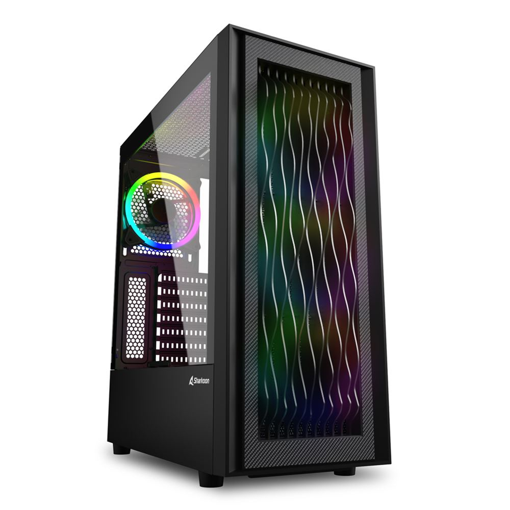[4044951037544] Sharkoon RGB Wave Desktop Nero
