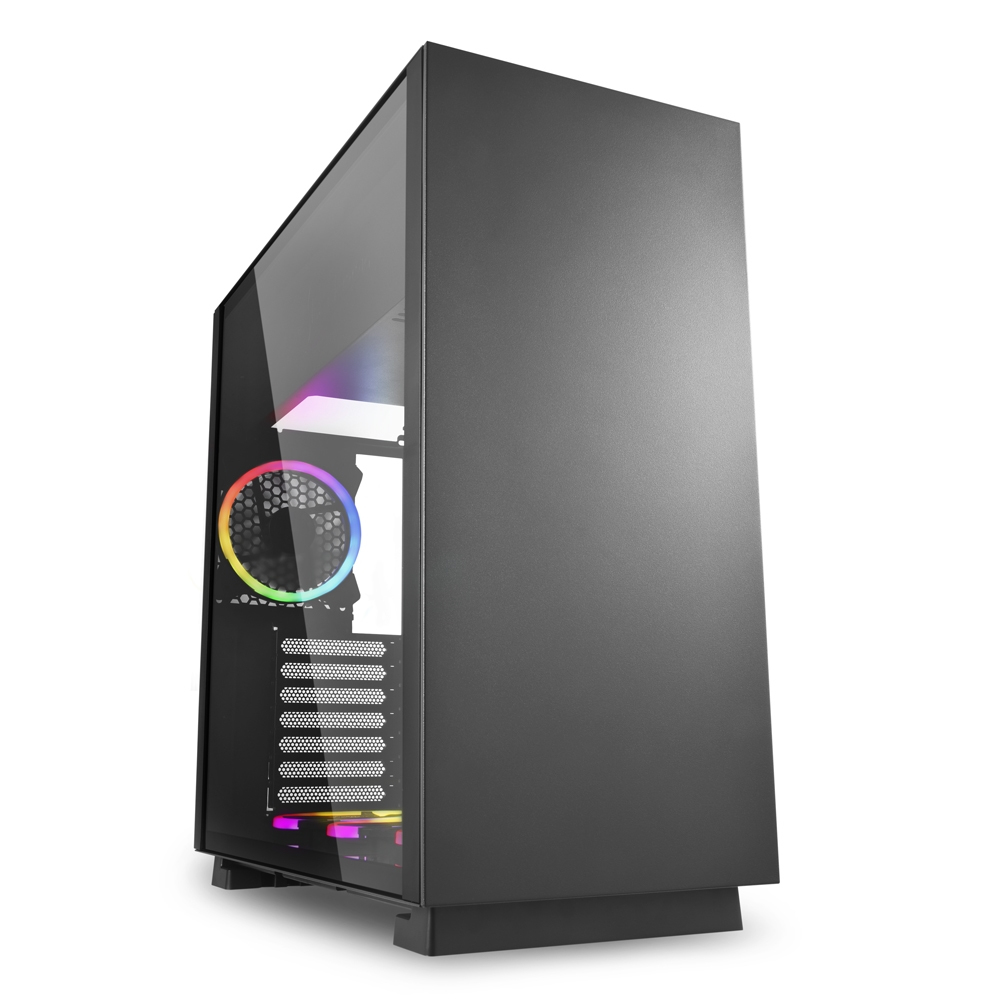 [4044951026616] Sharkoon Pure Steel RGB Midi Tower Nero