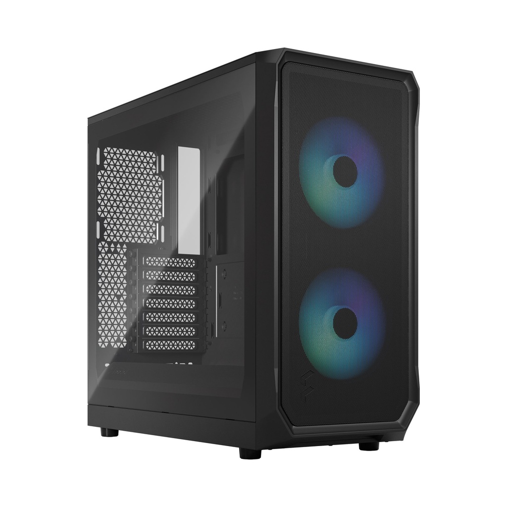 [FD-C-FOC2A-03] PC- Case Fractal Focus 2 RGB TG Clear Tint - schwarz