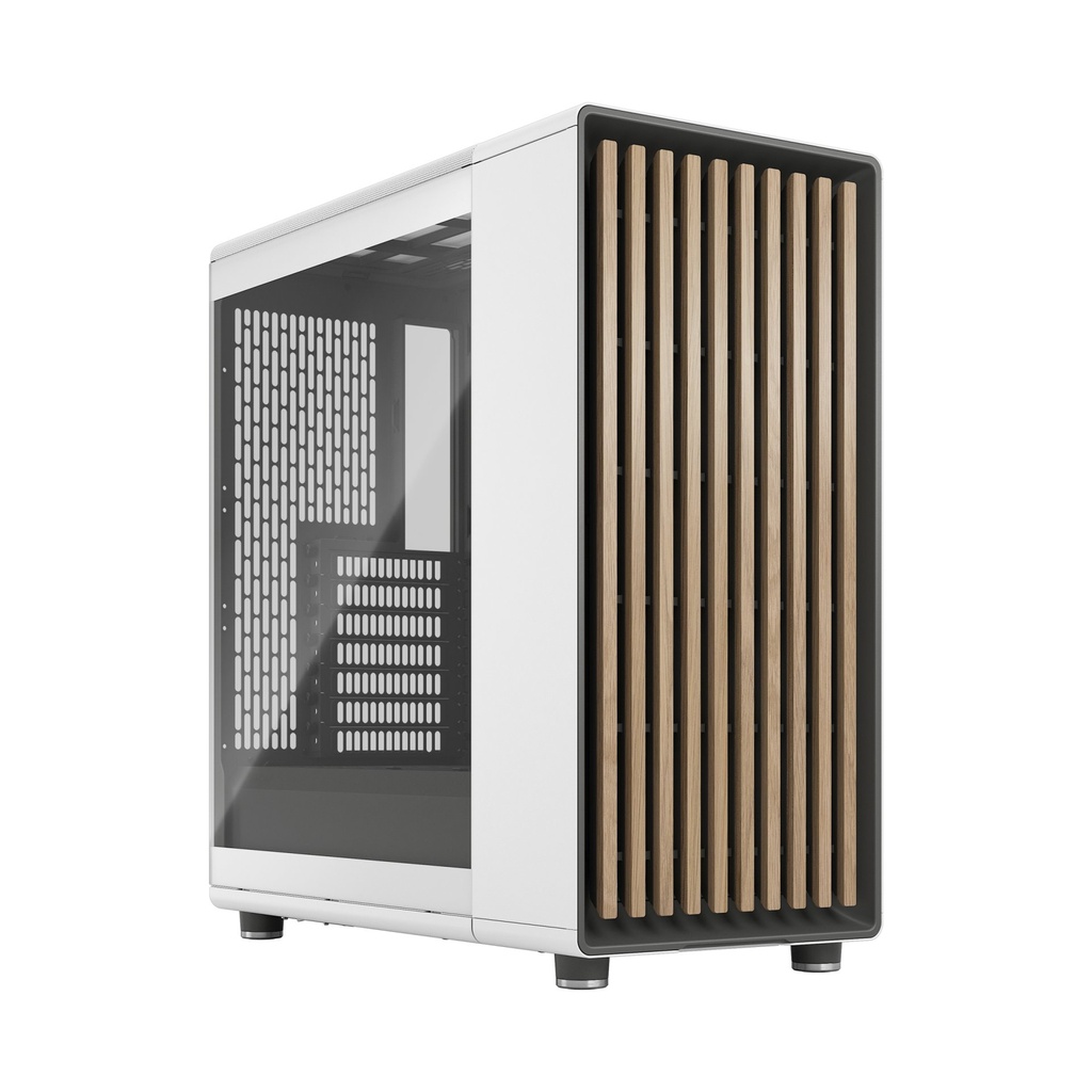 [FD-C-NOR1C-04] Case Fractal Design North Tempered Glass Midi-Tower Bianco