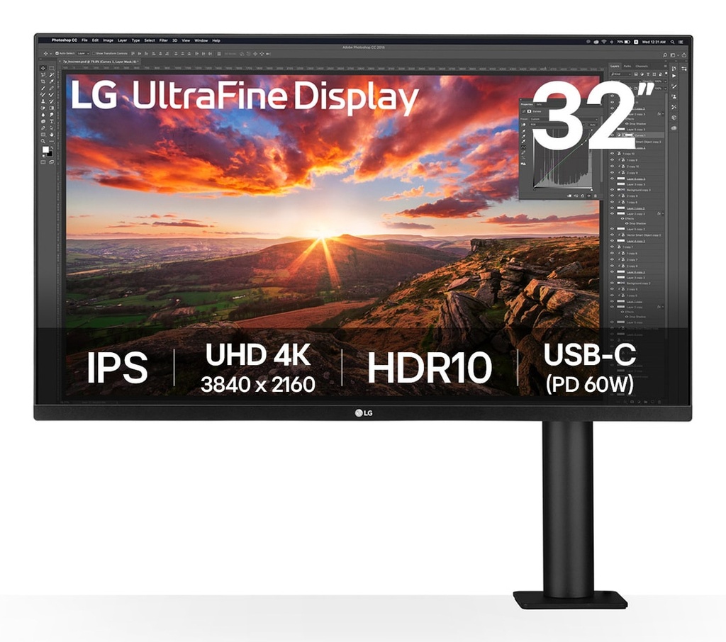 [32UN880K-B] LG 32UN880K computer monitor 81.3 cm (32") 3840 x 2160 pixels 4K Ultra HD Black