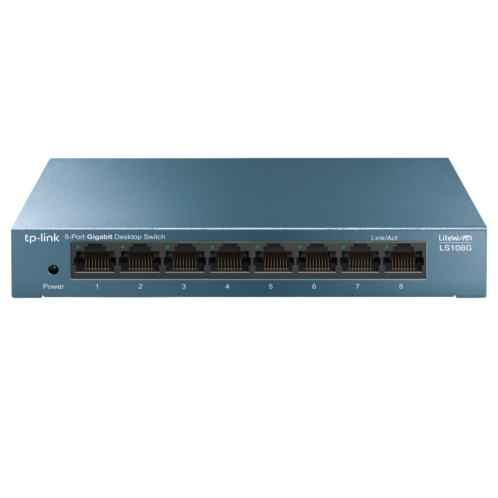 Switch TP-Link LS108G Non gestito Gigabit Ethernet 10/100/1000 Blu