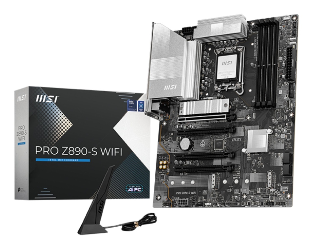 [7E54-001R] MSI PRO Z890-S WIFI scheda madre Intel Z890 LGA 1851 (Socket V1) ATX